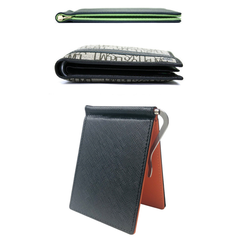 Fashion Men Wallet Short Skin Wallets Purses PU Leather Money Clips Sollid Thin Wallet Men Purse ID Credit Card Cash_voghion.com