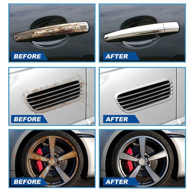 HOMONTH Iron Powder Remover, Decontamination Refurbishing Spray For Metal Parts Of Bicycle Wheels_voghion.com