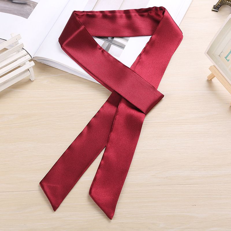 Ruban de soie chaude robe de couleur Pure écharpe en mousseline de soie dame ceinture à nœud fas réductoras de barriga ceinture multifonction Super longue_voghion.com