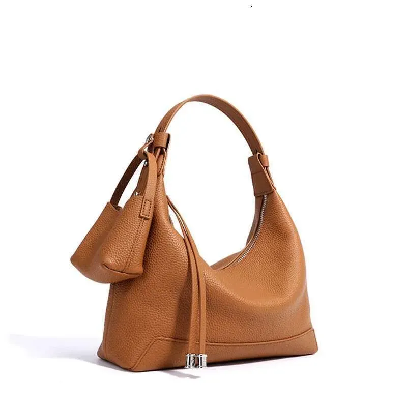 Hochwertiger Kite Crossbody aus Rindsleder mit passender Geldbörse, Designer Lunchbox Handtasche, elegante Damen Achseltasche_voghion.com