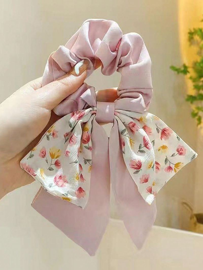 4-teiliges großes Haargummi mit Schmetterlingsnetz, Haarstyling-Zubehör, süßes Dutt-Krawattenband, geeignet für Mädchen im Alltag/auf Reisen_voghion.com