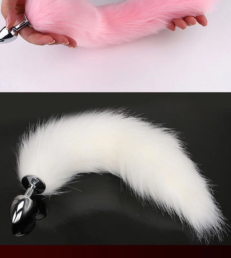 Plug anale anale, coda di volpe, masturbazione, giocattoli sessuali per adulti all'aperto, giocattoli SM_voghion.com