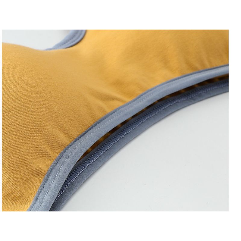 Canotta sexy da donna in puro cotone senza spalline, con schiena colorata, che copre il torace, per ragazze con seno grande e slip piccolo._voghion.com