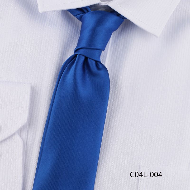 Cravate de costume décontractée pour homme, 7 cm, tricotée à la main, couleur unie, noire, accessoire de costume_voghion.com