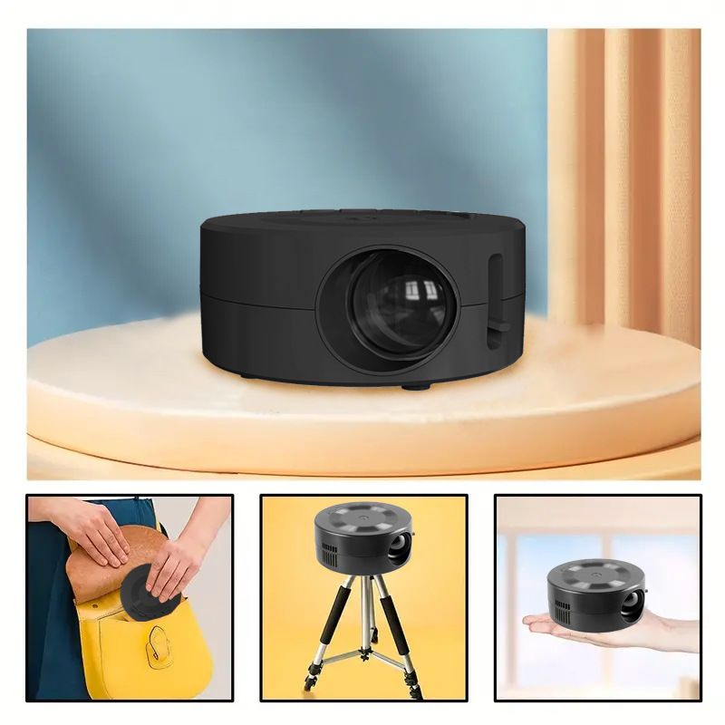 Portable Theater 1080p Android Smart HD 4K Wireless Projector For Home Use_voghion.com