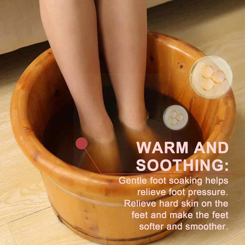 Kräuterfußbadebeutel zur komfortablen täglichen Reinigung und Feuchtigkeitsversorgung. Pflanzliche Inhaltsstoffe für die Fußpflege_voghion.com