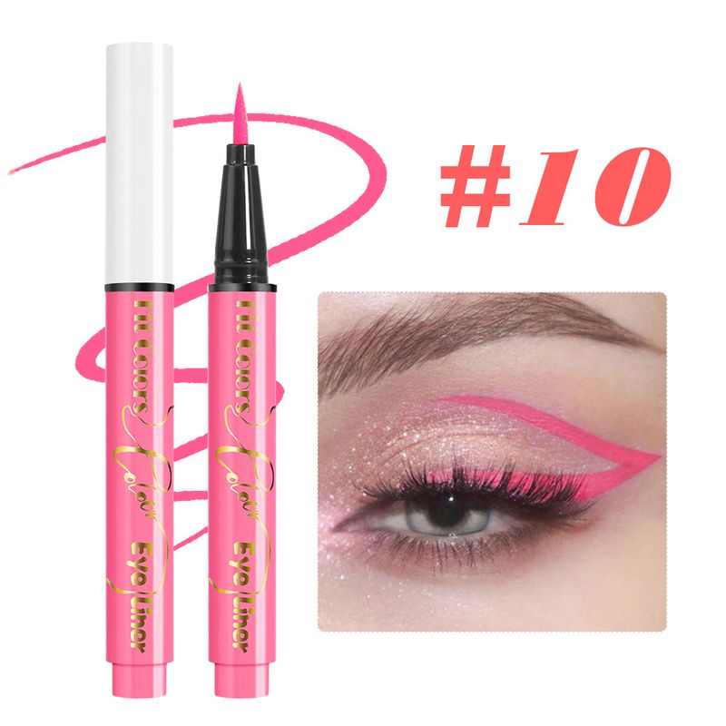 Fit Colors12 Color UV Fluorescent Eyeliner Face Body Paint Pen Stage Party Waterproof_voghion.com