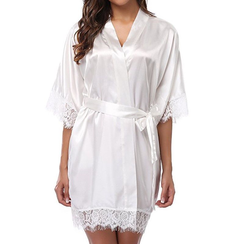 Hot Selling Lingerie Sexy Ice Silk Plus Size Nightdress_voghion.com