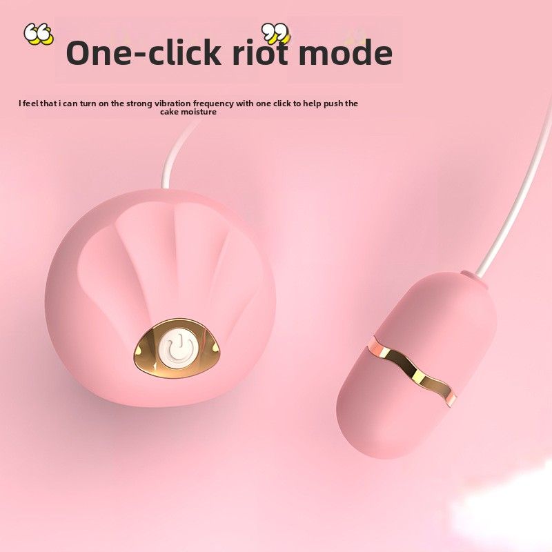 Mini vibromasseur simple Shell pour femme, jouet sexuel vaginal silencieux et télécommandé pour adulte_voghion.com