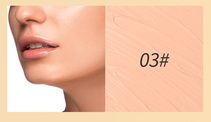 Hellokiss Concealer Feuchtigkeitsspendende und natürlich aufhellende Weizen-Antik-Kupfer-Farbe wärmende flüssige Grundierung_voghion.com