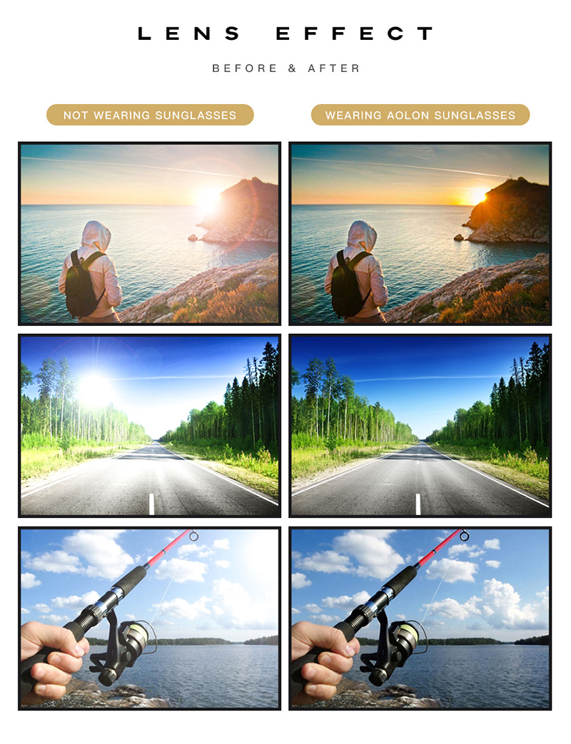 Mode Schwarz Amerikanische Armee MILITÄR Polarisierte Pilot Sonnenbrille Herren Marke Amerikanische Optische Polarisierte Sonnenbrille Oculos_voghion.com