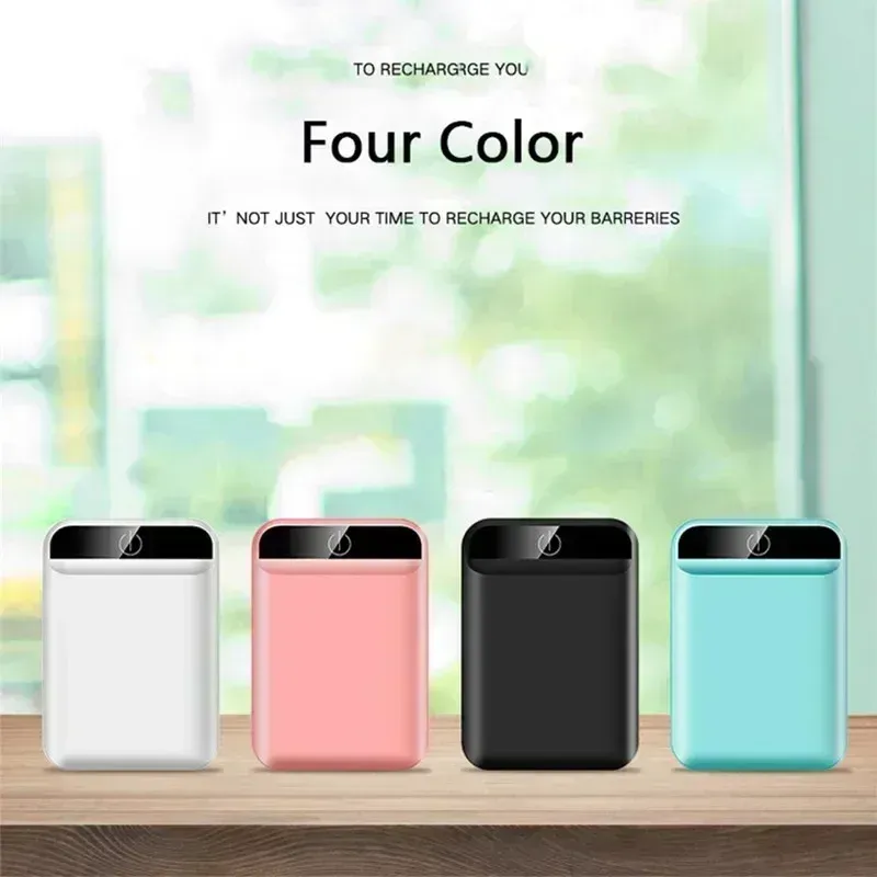 SU Mini Power Bank Battery 50000 MAh Portable Fast Charging Digital Display Dual USB Charger For IPhone, Xiaomi, Huawei_voghion.com