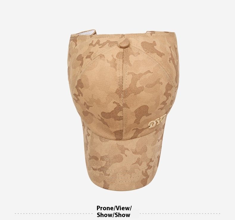 Nuovo cappello da baseball mimetico da donna con fodera in Oxford di alta qualità personalizzata, parte superiore semi-aerea, possibilità di legare la coda di cavallo, cappello con lingua d'anatra_voghion.com