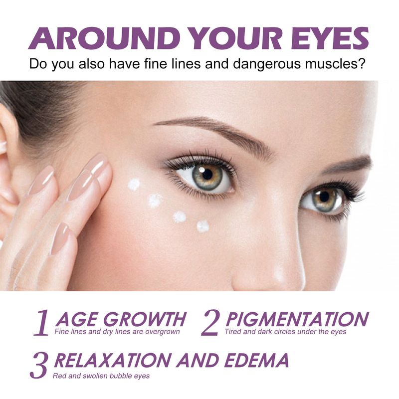 EELHOE Moisturizing Relieves Black Circles Around Eyes, Fine Lines Under Eyebags, Moisturizes and Firms the Skin Eye_voghion.com