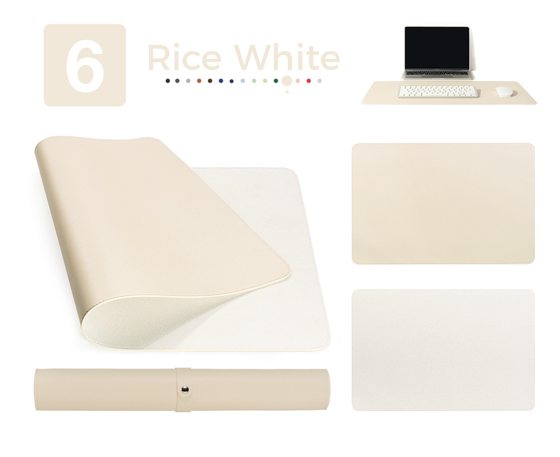 Double-side Portable Large Mouse Pad Gamer Waterproof PU Leather Suede Desk Mat Computer Mousepad Keyboard Table Cover_voghion.com