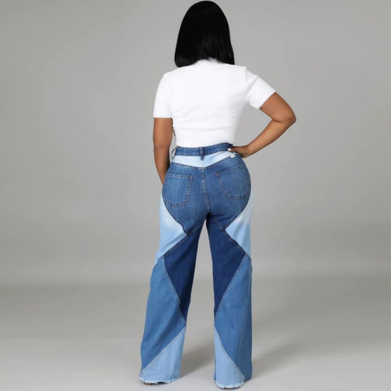 Abbigliamento da donna Pantaloni a zampa d'elefante elastici a vita alta dritti selezionati per le donne_voghion.com