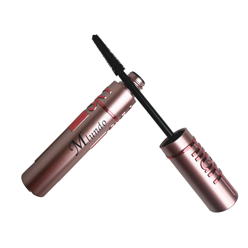 Mlundo film rich waterproof thick fiber long curling silicone brush head 4D eye black_voghion.com