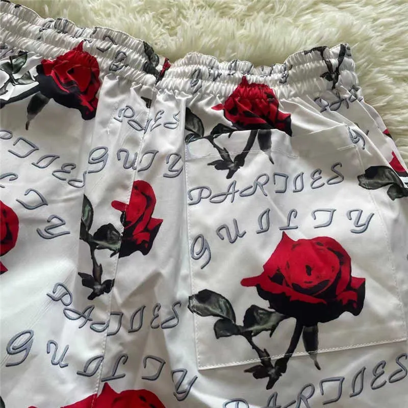 Herren Neue Männer Frauen 1 Top Version Kordelzug Volle Druck Blumen WACKO MARIA Shorts T221129_voghion.com