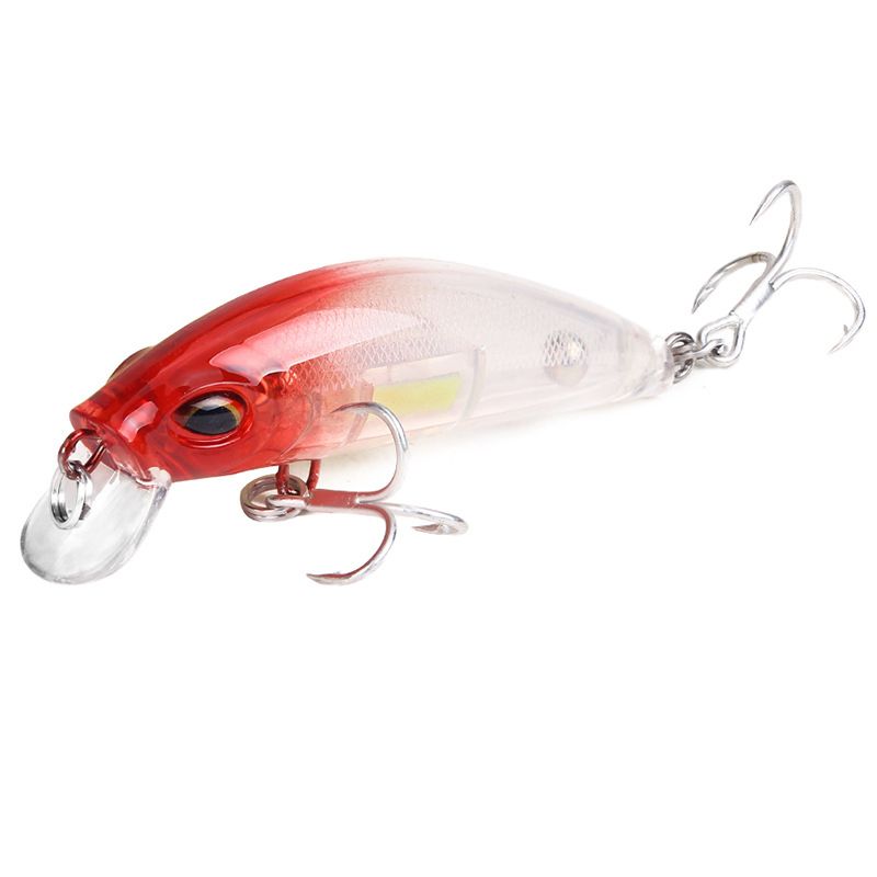 Lure Bait Cross Border Simulation Bait Cietā ēsma Gaismas Minnow ēsmas gredzens Pērlītes Blood Groove Trīs āķi Saldūdens jūras makšķerēšanas piederumi_voghion.com