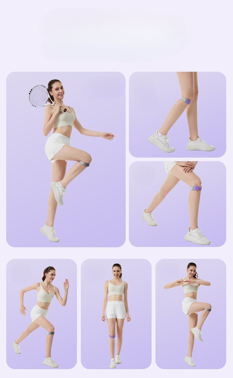 New Adjustable Patella Strap Knee Brace Sports Compression Outdoor Running Fitness Shock Absorption Protective Gear_voghion.com