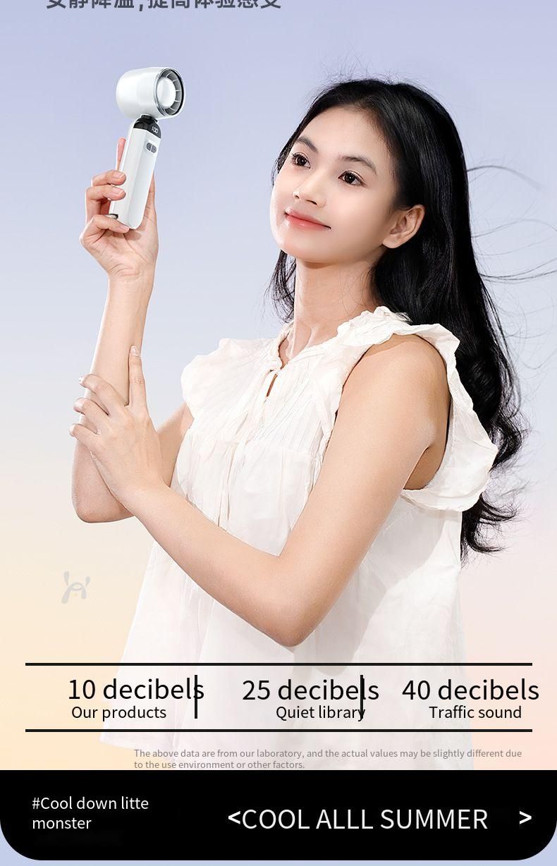 New Semiconductor Ice Cooling Handheld Portable Mini Desktop Rechargeable USB Fan Small Home Appliance_voghion.com