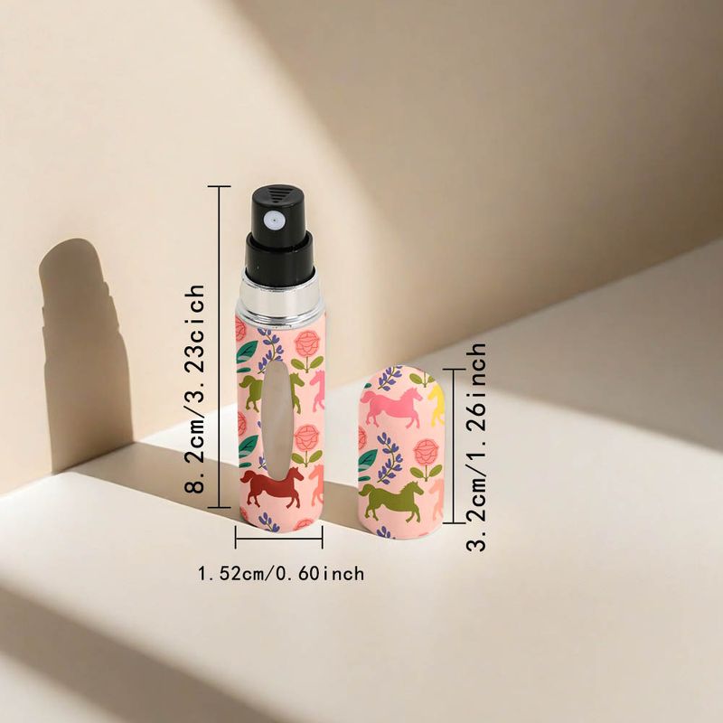 Bonita botella de perfume de plástico, muestra, portátil, de viaje, con base de carga directa, botella pulverizadora de alta gama._voghion.com