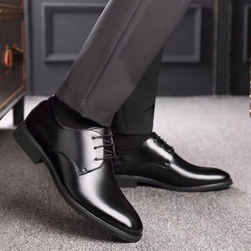 Men Oxford Suede Slip-On Wedding Party Footwear_voghion.com