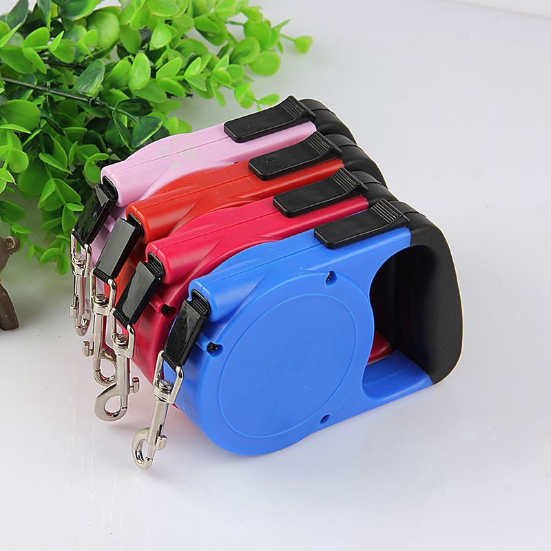 3m Plastic Non-Slip Handle Automatic Retractable Dog Walking Special Leash Multiple Colors Available_voghion.com