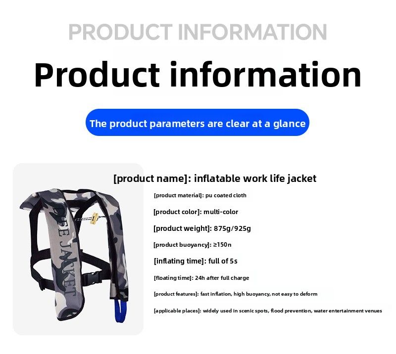 Automatische Jacke Outdoor Erwachsene Boot Angeln Manuelle Aufblasbare Schwimmweste_voghion.com