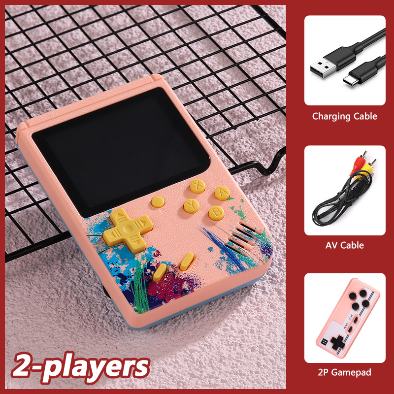 Nouvelle console de jeu portable G50, écran 3 pouces, 500 en 1, mini console de jeu vidéo de poche, rétro, nostalgique, cadeaux_voghion.com