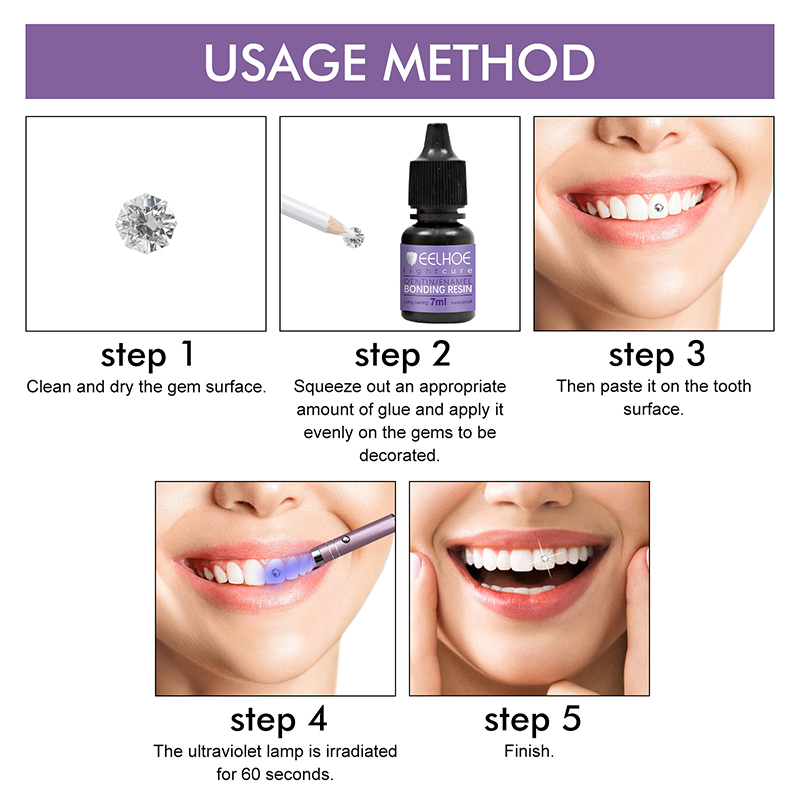 Gem Gue Tooth Denta Adhesive for Tooth Gems Diamond Kit Gue Teeth Crysta Jewery Sturdy Tooth Jewery Orthodontic s_voghion.com