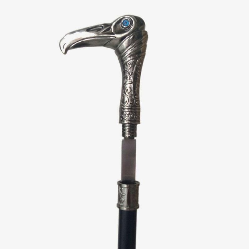 2024 Eagle-Head Luxe Wandelstokken voor Mannen Decoratieve Wandelstok Man Elegante Mode Vintage Handstok 93cm met 33cm Zwaard_voghion.com