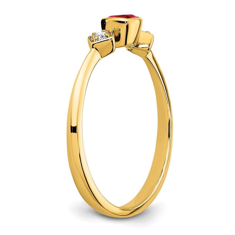 14k Ruby And Diamond Ring_voghion.com