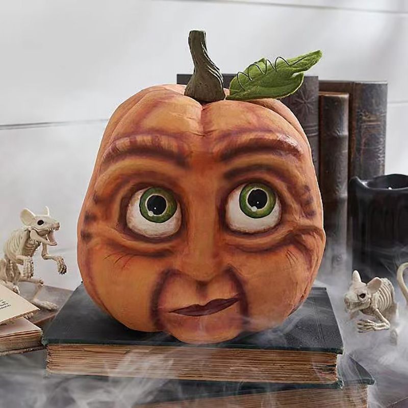 Decorațiuni exterioare de dovleac de Halloween, petrecere fantomă, curte, locație, decorare, cap de dovleac, grădină, decorare_voghion.com