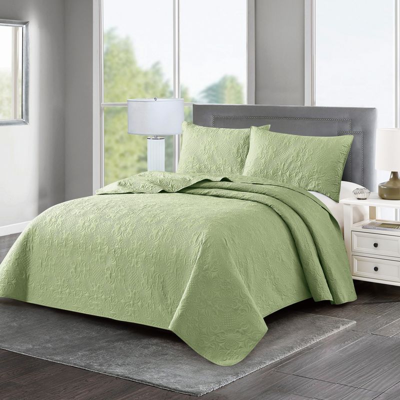 Beddengoedset - Bedsprei, lichtgewicht zomerdekbed, sprei voor alle seizoenen - 3-delig (1 dekbed, 2 kussenslopen)_voghion.com