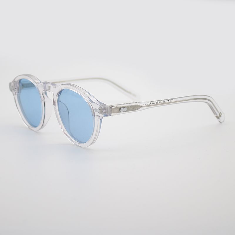 Novidades Moda Johnn Depp Óculos de Sol Masculino Feminino Polarizados Óculos de Sol Marca Vintage Armação de Acetato Miltzen Eeglasses Top_voghion.com