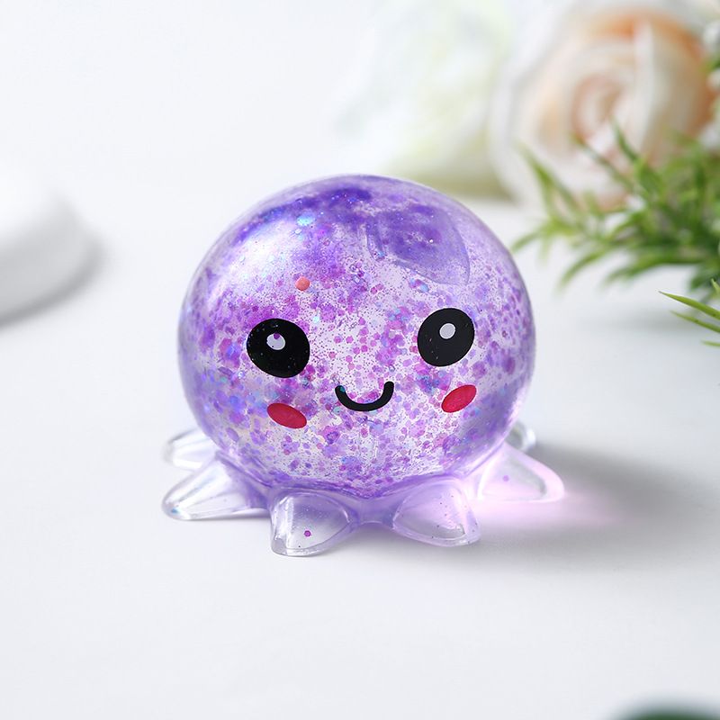 Foam Squishies Maltose Octopus Slow Rebound Octopus Pinch Play Innovative Release And Stress Relief Toy Pinch Play_voghion.com