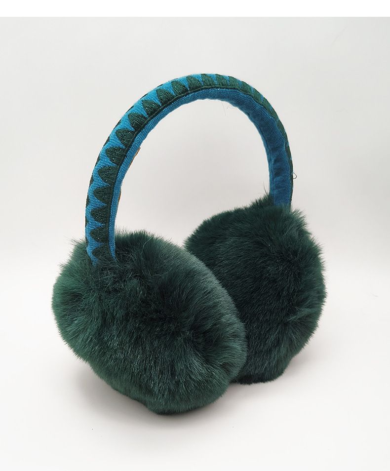 New Winter Rabbit Warmers Protection Anti-Freeze Fur Covers European And American Style Women's Plush Cold-Proof Ear_voghion.com