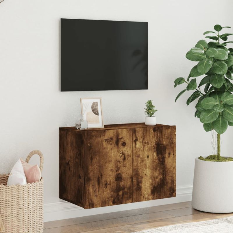 TV-Wandschrank Räuchereiche 60x30x41 cm_voghion.com