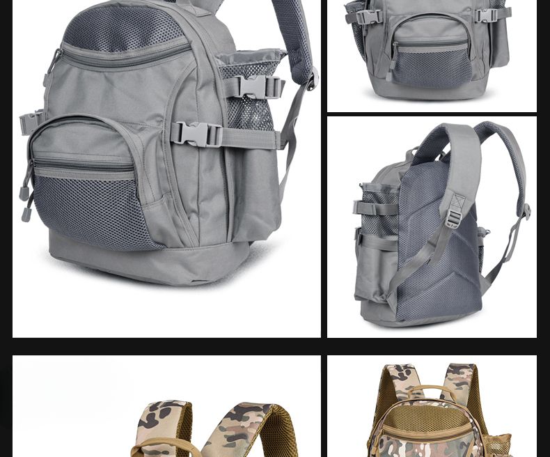 Outdoor Große Kapazität Wandern Militär Enthusiasten Taktische Doppel Schulter Tasche männer Camouflage Casual Sport Reise_voghion.com