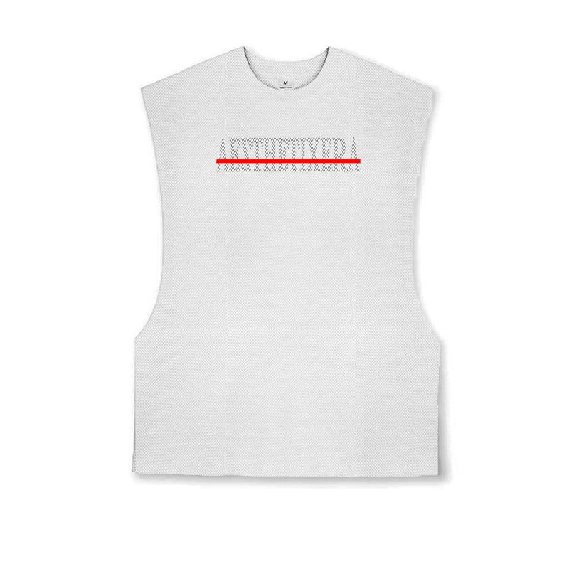 Fitness, schnell trocknendes Tanktop für Herren, lockeres Muskeltraining, Basketball, Sport-Top, ärmelloses Sweetheart-T-Shirt_voghion.com