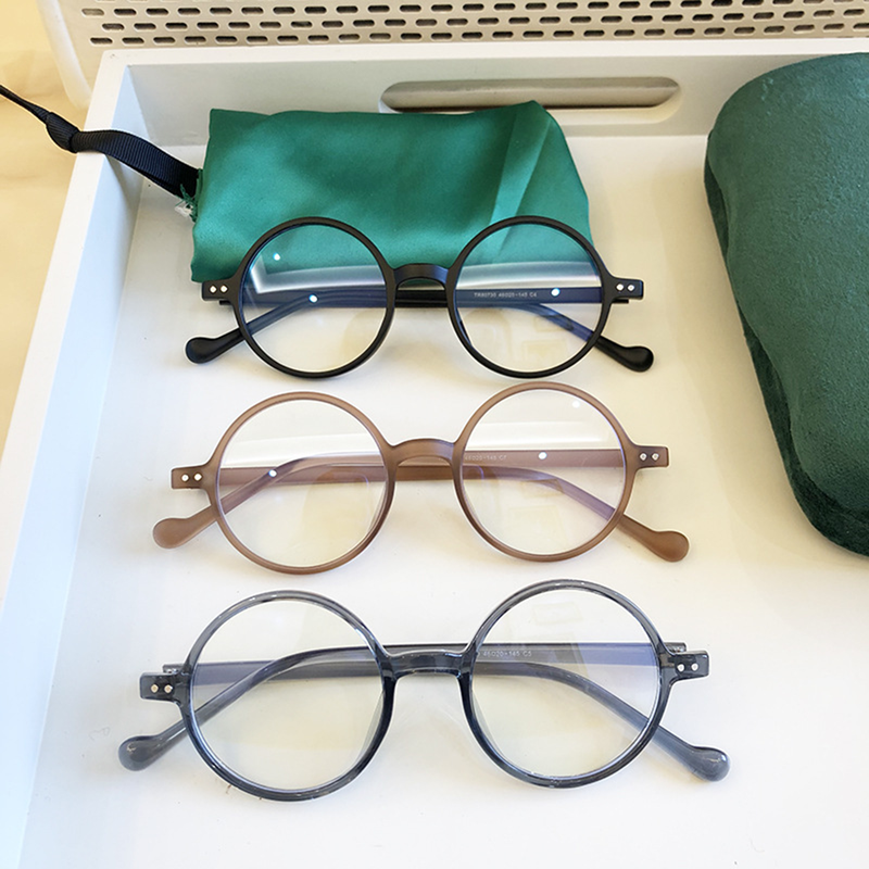 Moda Rotonda Lettura Donne Lente Presbite Occhiali Ultraleggeri Vista da Lontano Occhiali Uomo Diottrie +1.0+2.0+3.0+4.0 Retro Verde_voghion.com