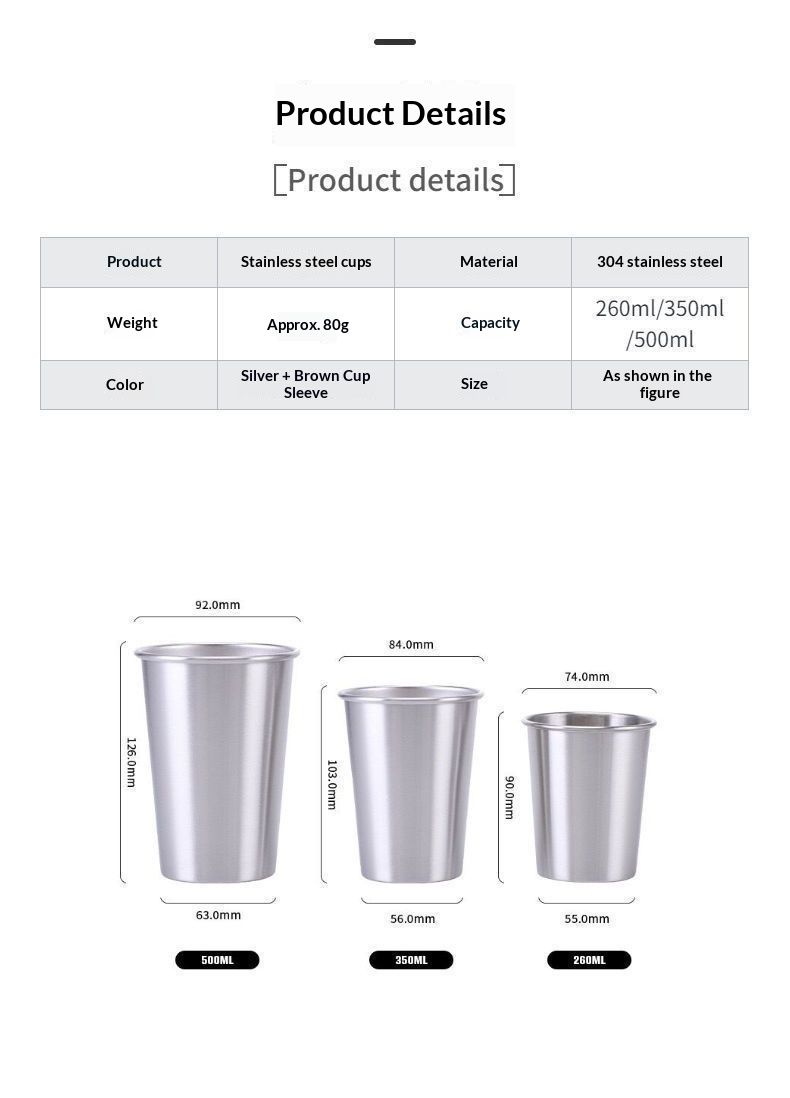 QFV50704555550<== Printed Stainless Steel 304 Water Coffee Outdoor Camping Insulated Cup Set Gift Thermal Vintage Portable_voghion.com