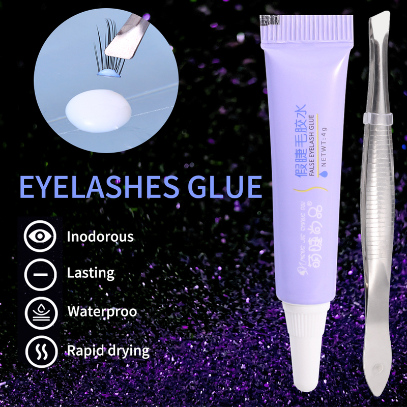 Lijm Waterdichte Wimper Sneldrogende Lijm Valse Lash Lijm Clear Make Nep Wimpers Verlenging Lijmen wit es s_voghion.com