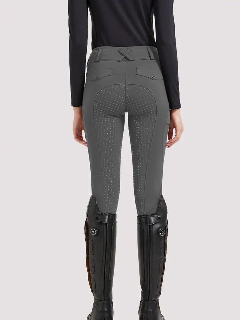 Pantaloni attillati estivi per equitazione, elastici per attrezzature da esterno_voghion.com