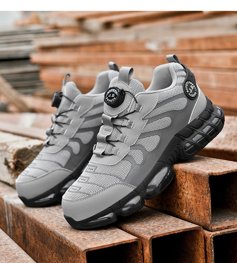 Scarpe con punta in acciaio LARNMERN per uomo e donna, comode scarpe da ginnastica di sicurezza leggere e comode, scarpe da lavoro da tennis colorate_voghion.com