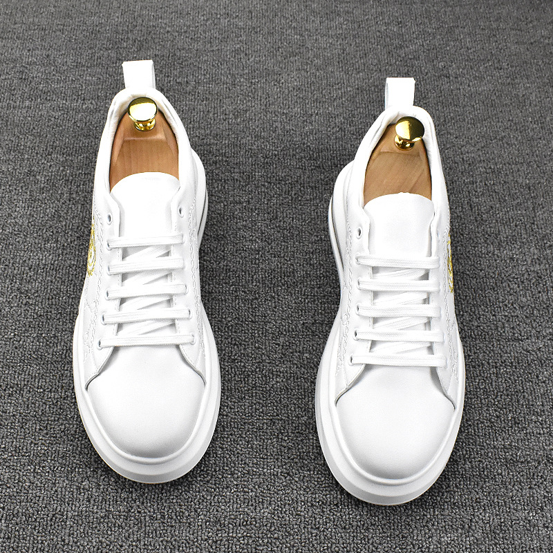 Piastra di altezza interna Versione coreana del nuovo fondo spesso traspirante a banda bassa primaverile e autunnale con la tendenza delle scarpe da uomo _voghion.com