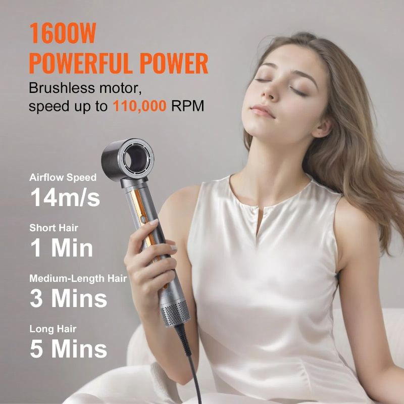 Styler 7-in-1 Volumizing Brush Professional For Hair Drying Multi Dryer_voghion.com