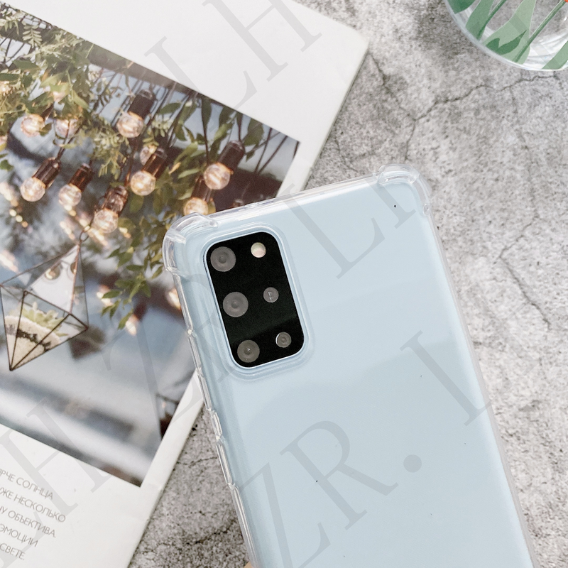 Custodia per telefono in TPU trasparente per Samsung Galaxy S23 S22 S21 S20 ultra A52 A54 A53 A33 con cordino per tracolla in corda_voghion.com