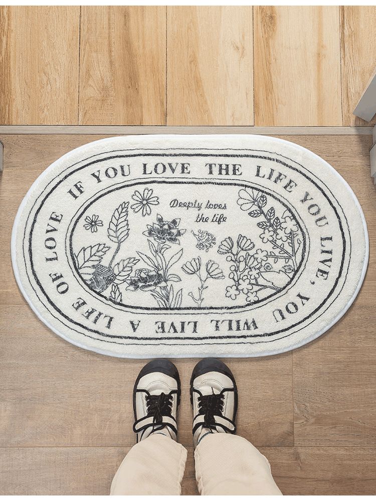 Tapete de banho de lã de cordeiro - Tapete superabsorvente e antiderrapante para banheiro, lavabo e entrada, macio e de secagem rápida_voghion.com